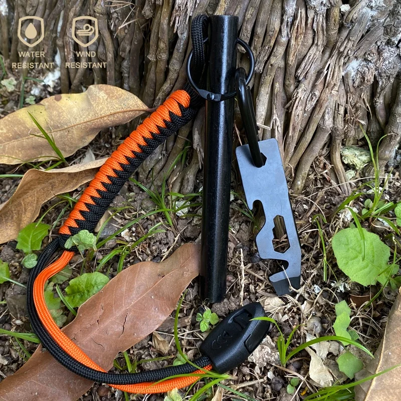 Водонепроницаемая Ферро-удочка комплект для восстановления огня из Кремневого камня стартер сумки передач