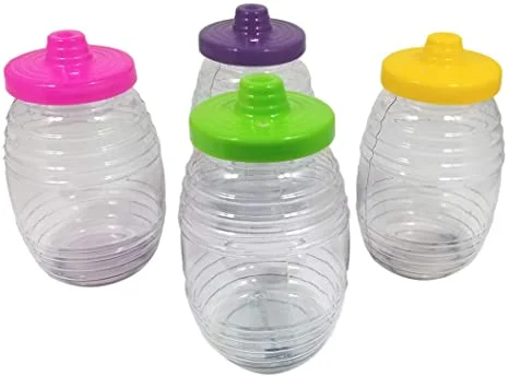 Plastic Vitrolero Water Container Mexican Style Plastic Barrel with Straw and Lid