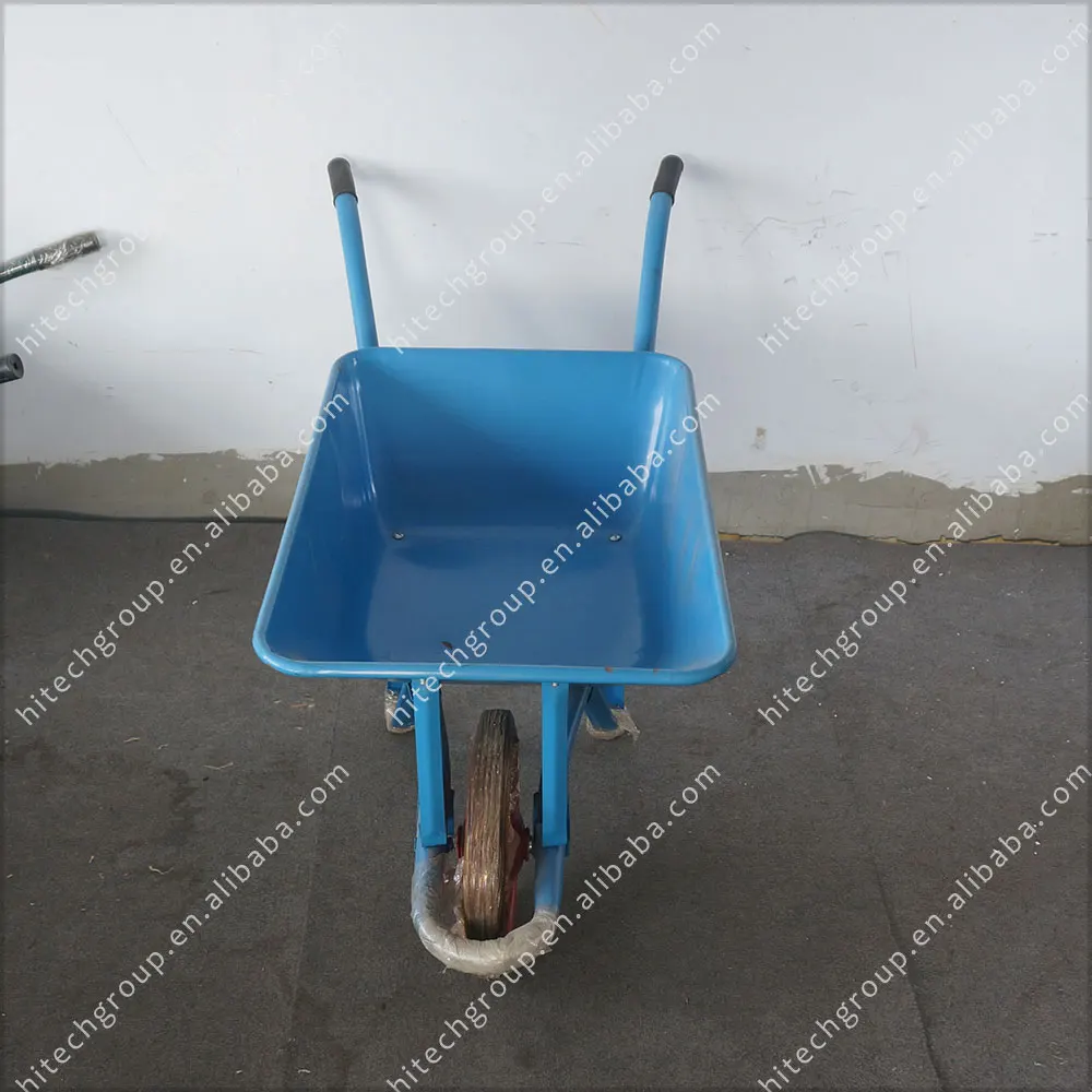 Strong strength civil Metal Wheel barrow for Indonesia artco wheel barrow with hard solid wheel WB6500
