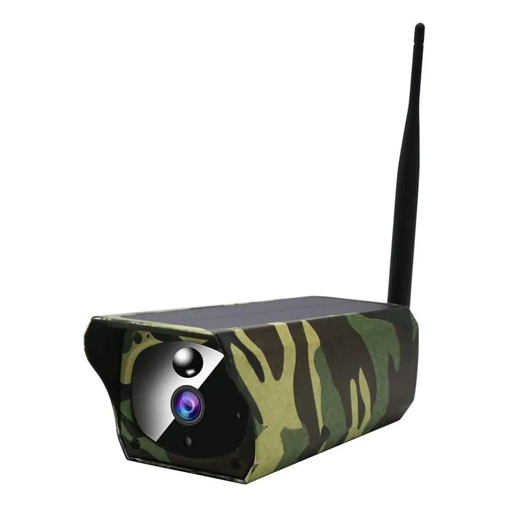 IP66 Waterproof Security Trail ,with Night Vision Motion Activated Wildlife Hunting time Camouflage Solar Powered Camera