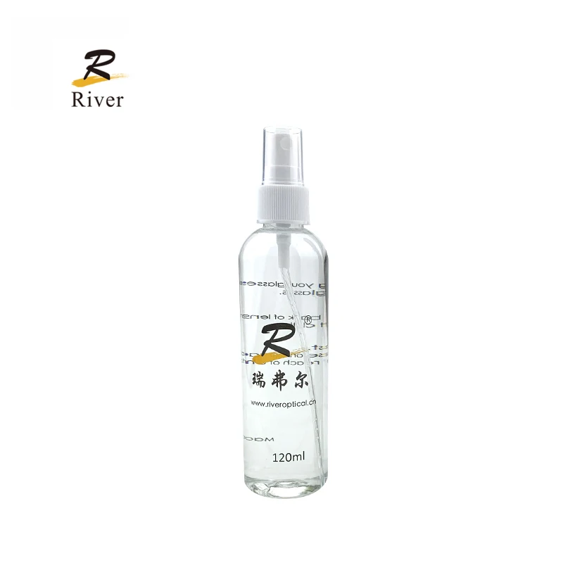 River wholesale 120ml large optical spray liquid lens glasses cleaner