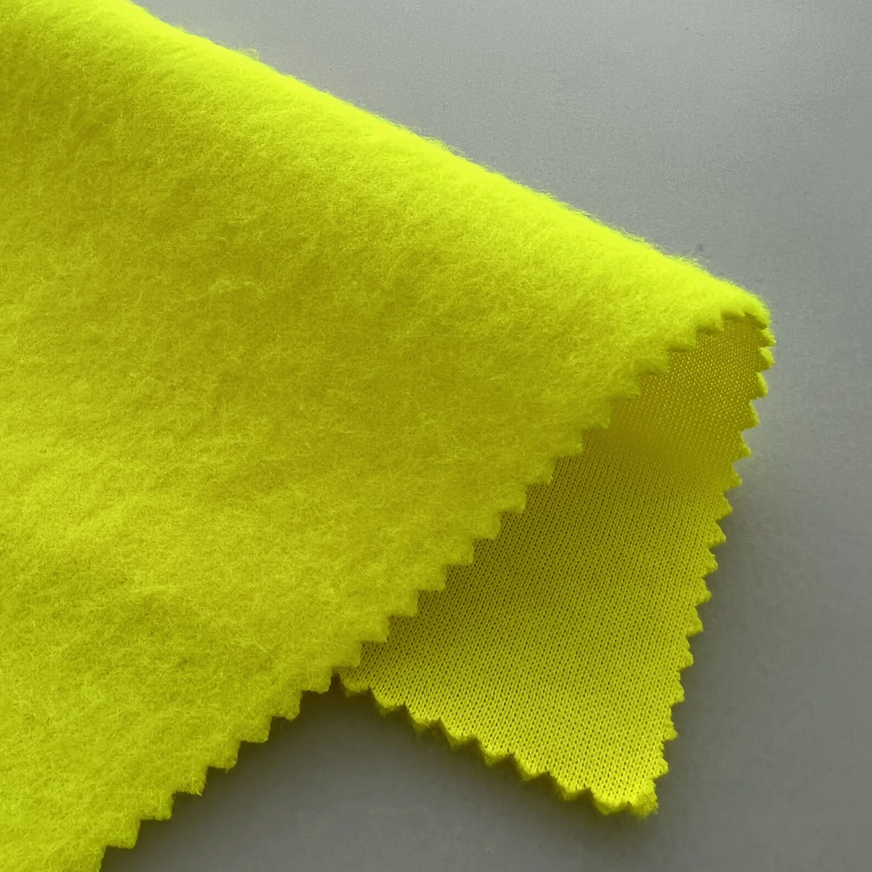 High-Quality Customization Polyester Fleece 100% Polyester Fluorescent Sweater Fabric