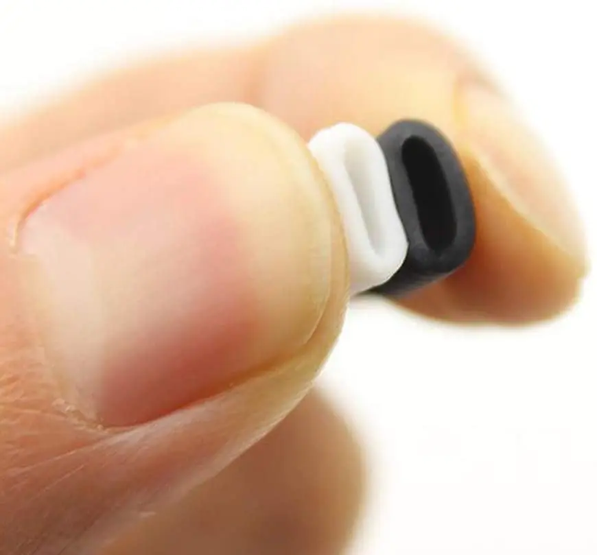 
Anti Slip Cord Lock Rope Hardware Earloop Buckles silicone stopper 