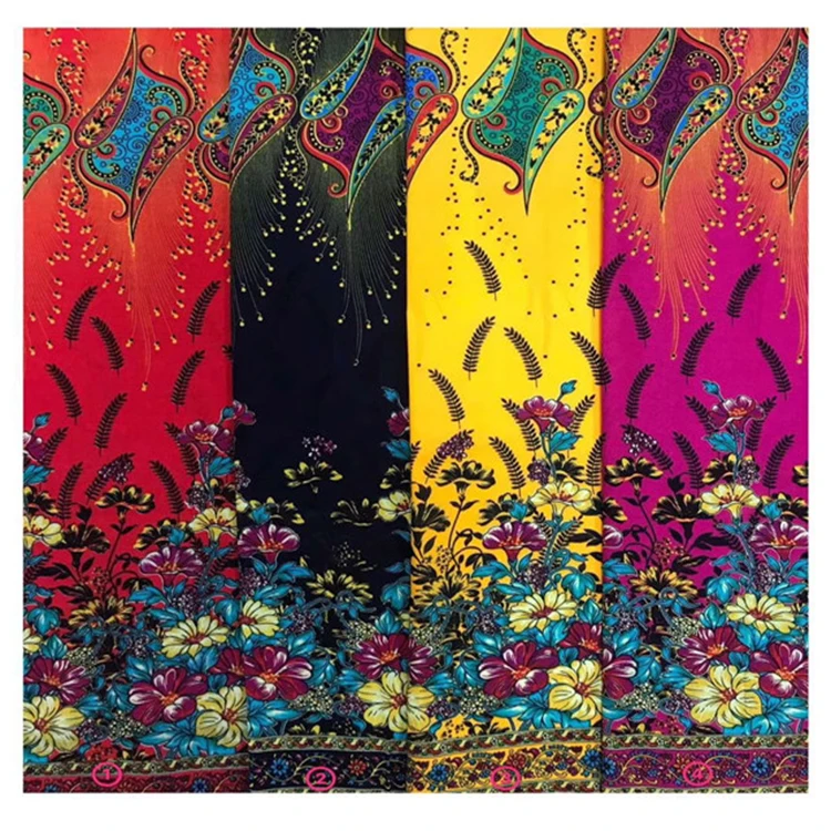 100% rayon printed woven fabrics stock lots rayon fabric for garment dress