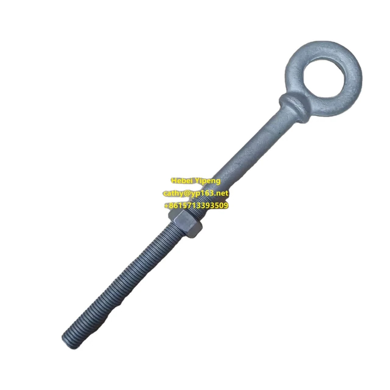 Forged Hot Dip Galvanized Carbon Steel Eye  Bolt/Pole Line Hardware / Eye Bolt AM 5/8*250*150