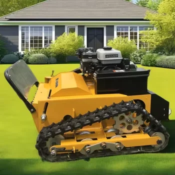 Small track zero rotary lawn mower automatic robot lawn mower garden swing knife lawn mower for agricultural machinery