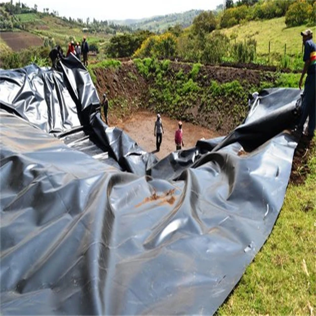 Геомембраны из полиэтилена HDPE 0,5 мм 0,75 мм 1 мм 1,5 мм геомембранные плотины лайнер для рыбного пруда