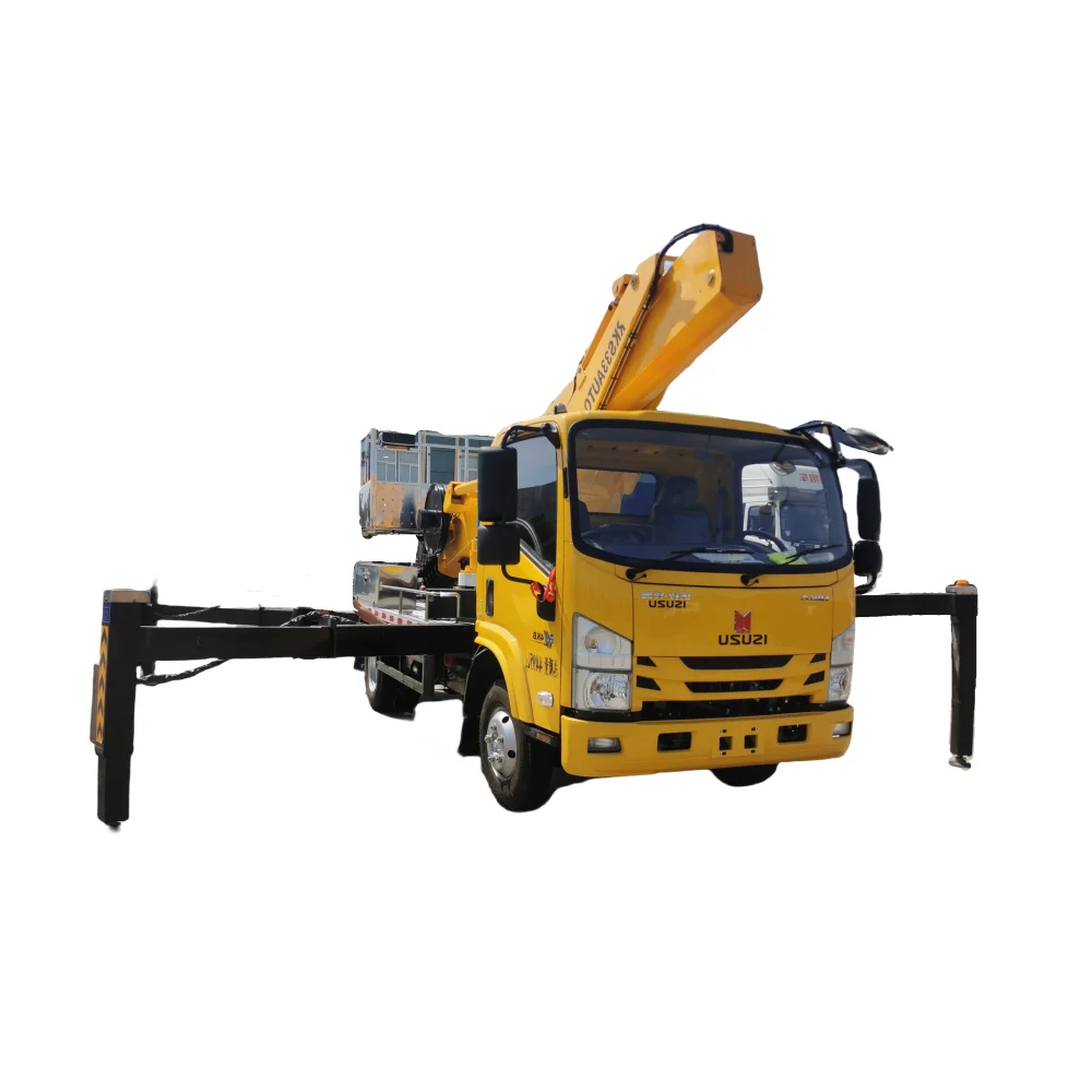 isuzu 33M Hydraulic Truck Mounted Aerial Bucket Truck Boom Lift Aerial Manlift Work Platform Truck