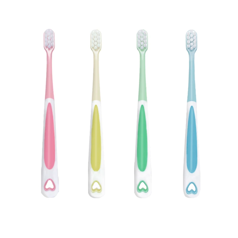 High quality and effective cleaning bacteria to remove odor, soft bristle silicone set toothbrush for kids in stock