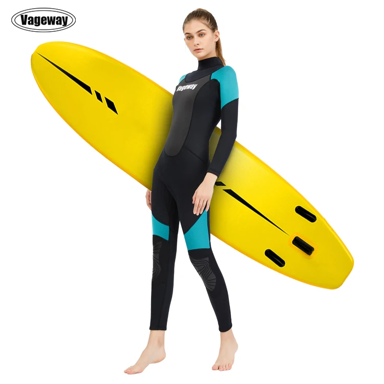 Women Wetsuit Short Front Zip Wet Suit Compression Thermal Swimwear for Surfing Snorkeling Scuba Diving