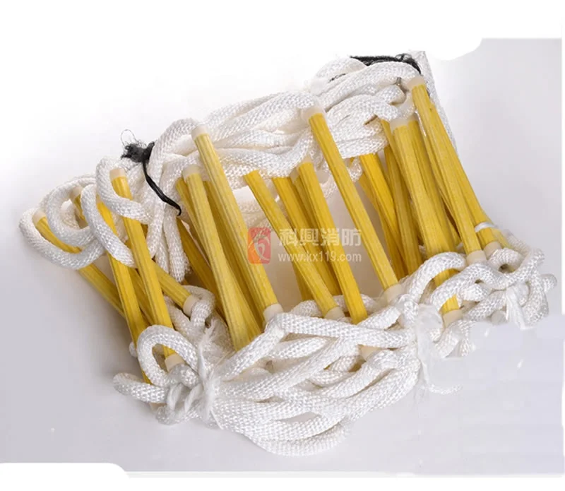 High Strength Nylon Escape Folding Ladder for Emergency High Building Escape