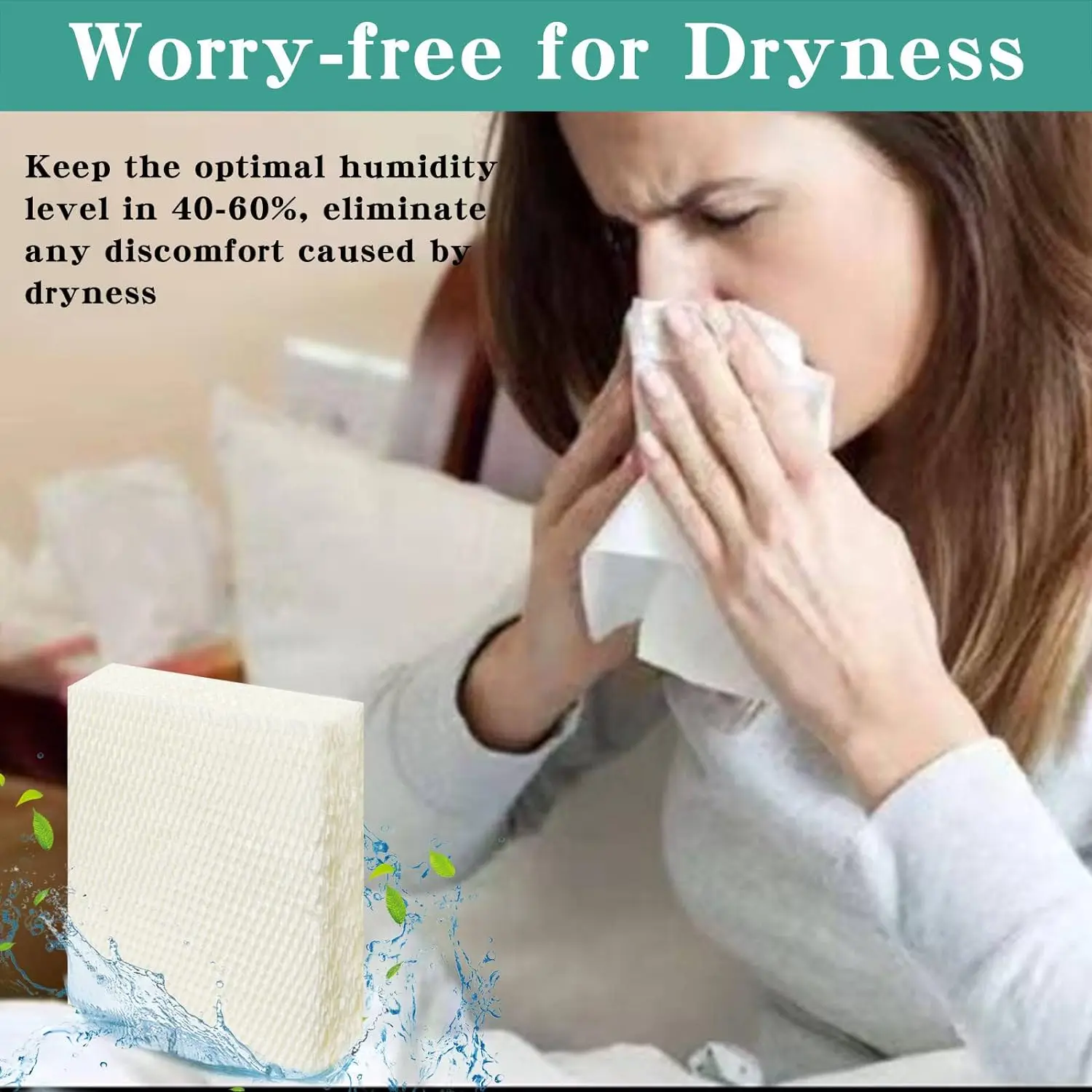 Air Humidifier compatible with Honeywell HEV615 Humidifier Filter Accessories adapted to Honeywell HEV615 HEV620 Series