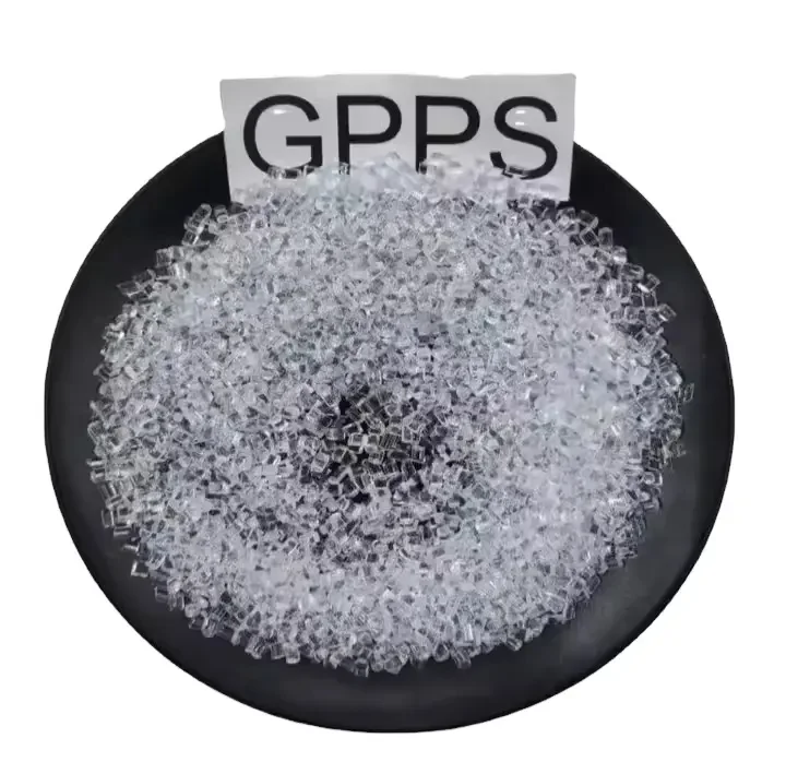 High bottle grade GPPS plastic pellets high gloss general purpose PS 525 plastic resin