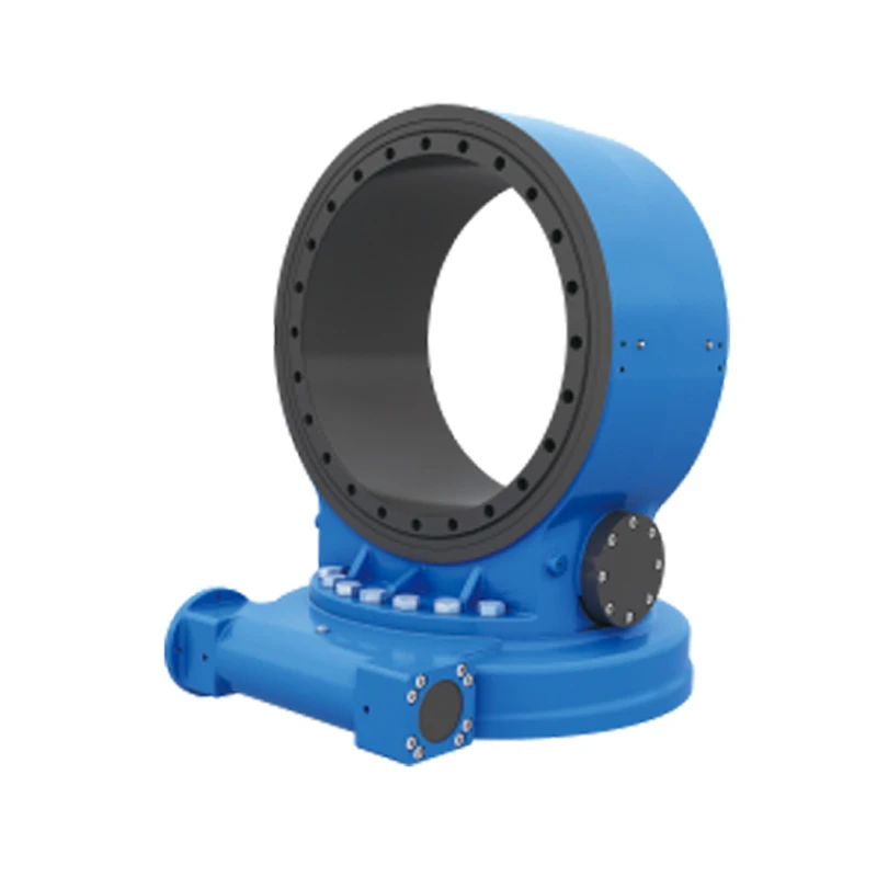 Сверхмощный одночервячный привод SDE12 поворотный для строительных машин