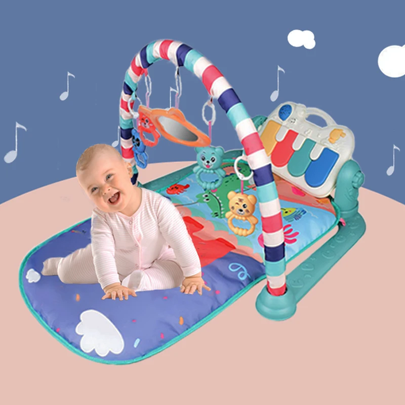 High Quality Water Proof Piano Gym Baby Crawling Play Mat with Piano