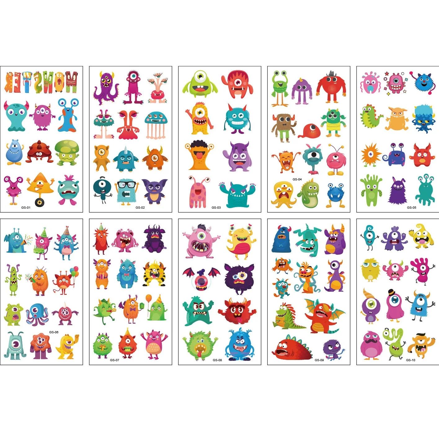 Custom premium printing fashionable design kids hot sale custom printed temporary tattoos sticker