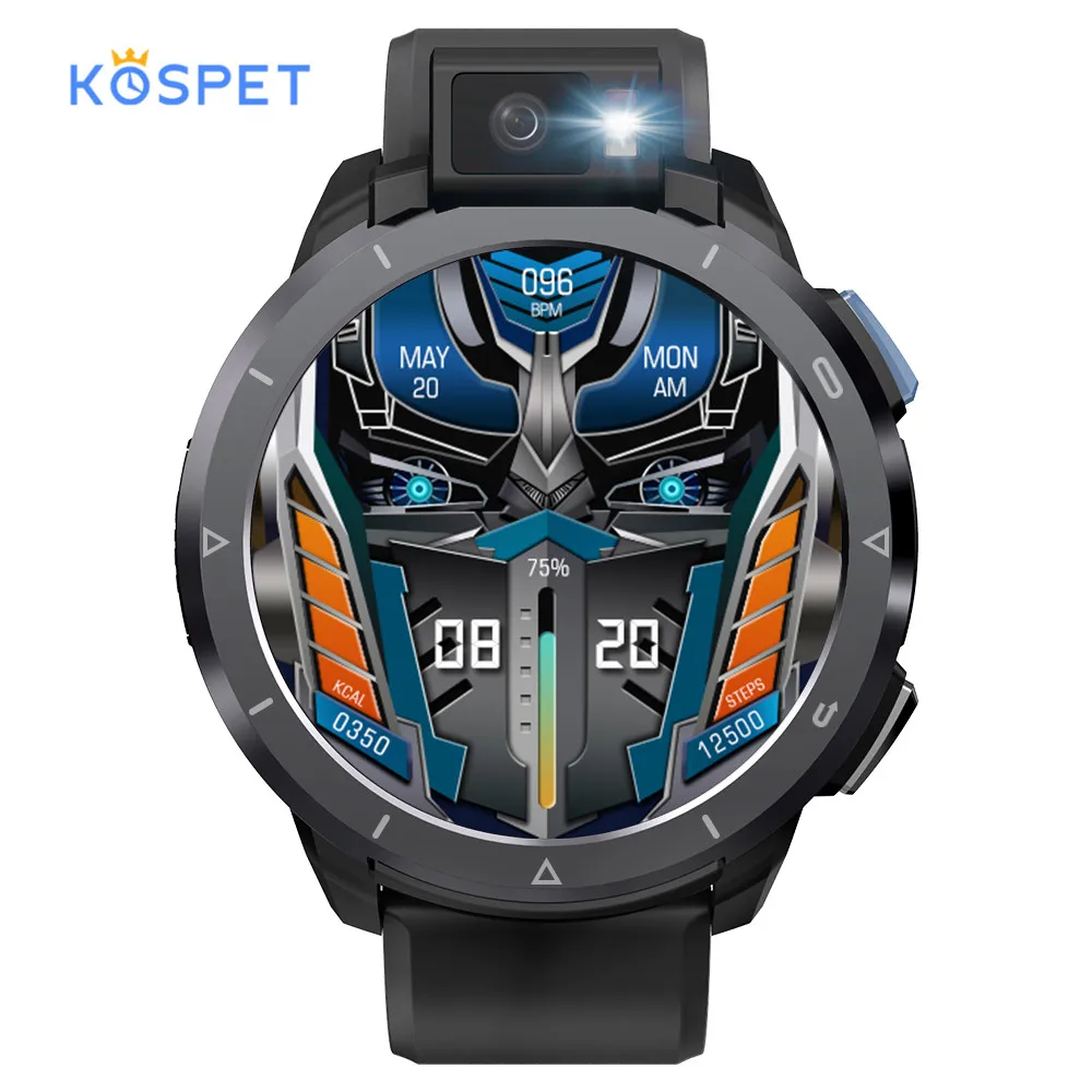 Смарт-часы Kospet Optimus 2 4G LTE Helio P22 13 МП 4 + 64