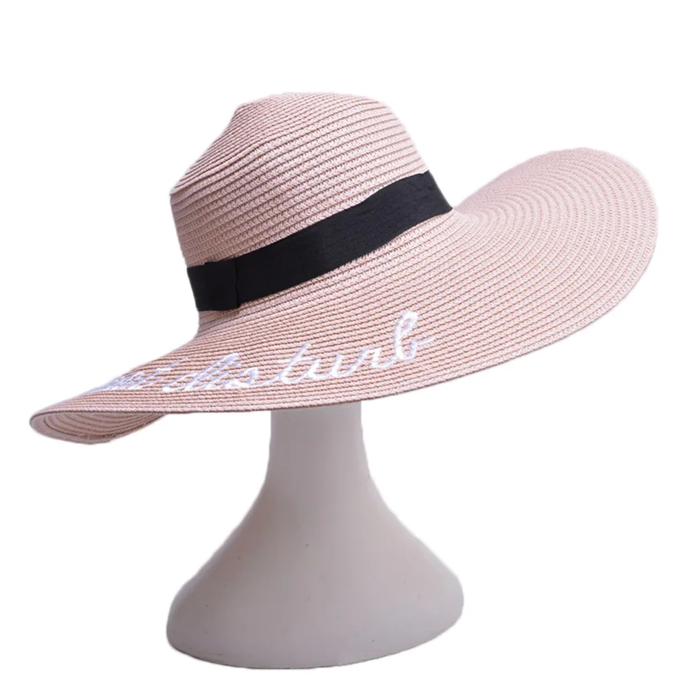 Fashion Ladies Dress Hats Wide Brim Ladies Accessories Dress Beach Hats