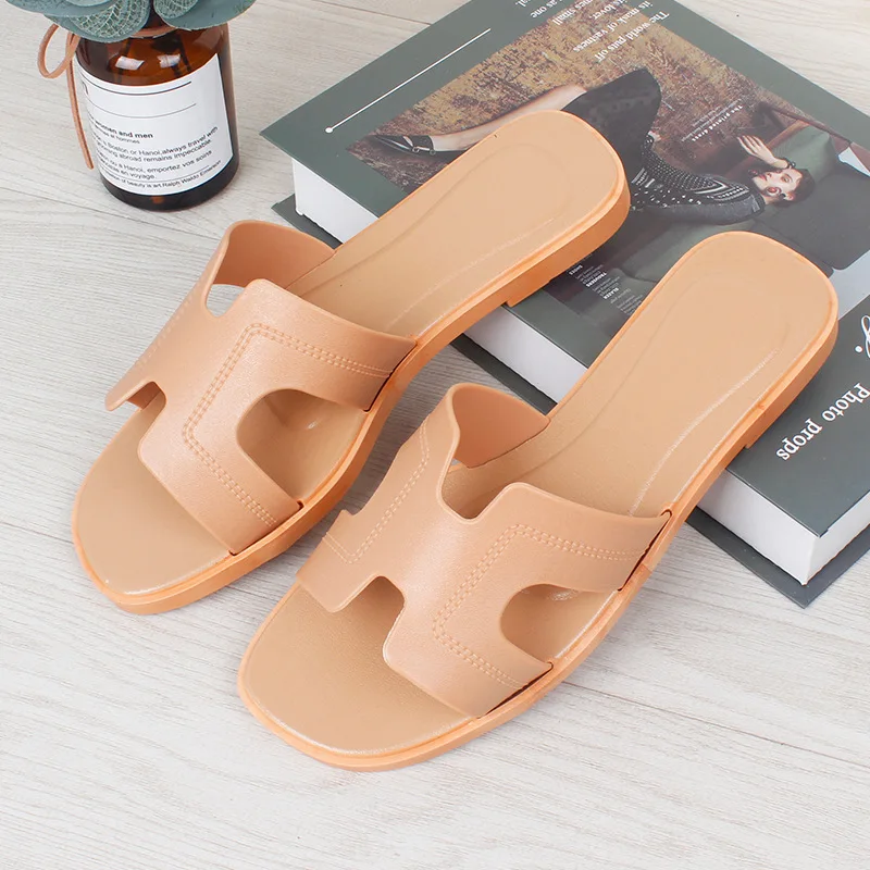 Wholesale New Innovations H typeBeach Sandals Outdoor Hot Sandals Ladies Flat Casual Fashion Footwear Women Slippers