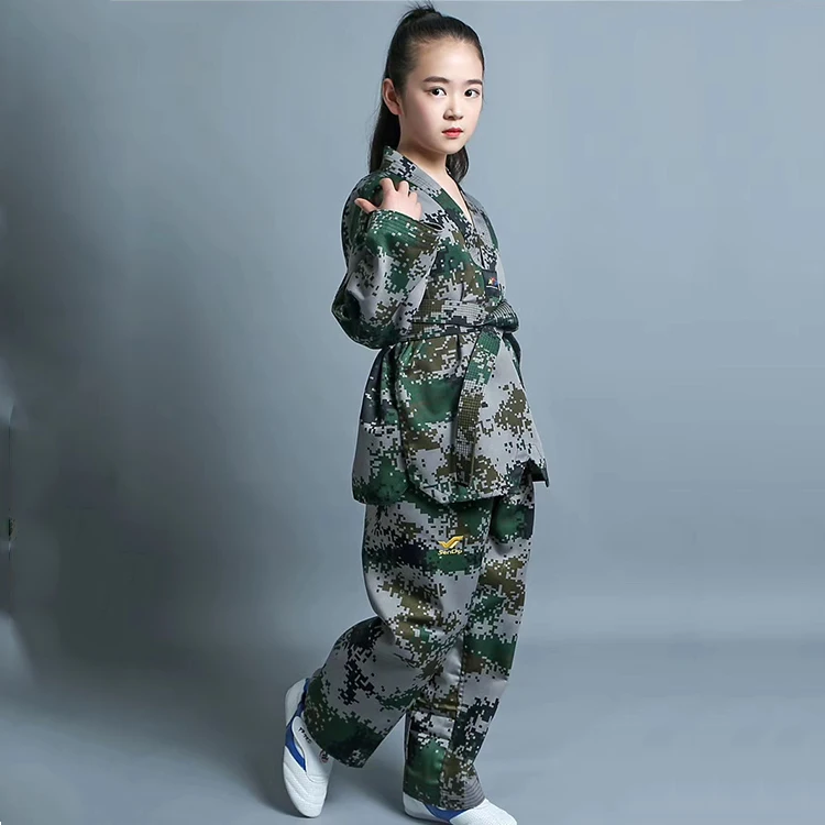 Custom Made Summer Camp Camouflage Dobok for Taekwondo Practice
