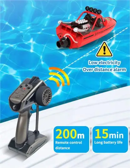 PANDAS RC гоночная лодка Модель 2 4 ГГц электрическая Водонепроницаемая с двойным двигателем подарок для взрослых игрушка дистанционным управлением