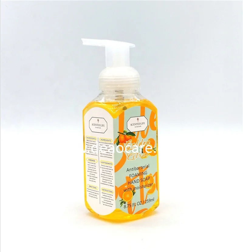 Citrus Competitive Price  Hand Wash Liquid Soap From China Supplier