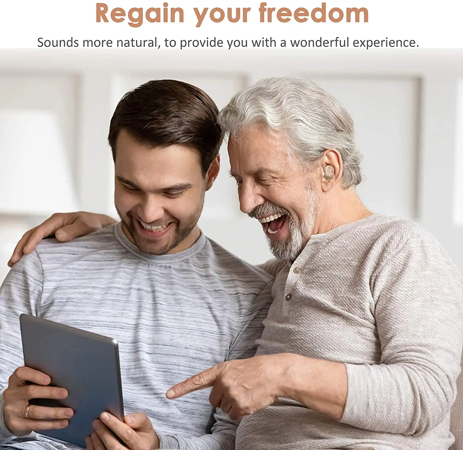 Mini Cic Ear Hearing Amplifiers Analog Invisible Hearing Aid