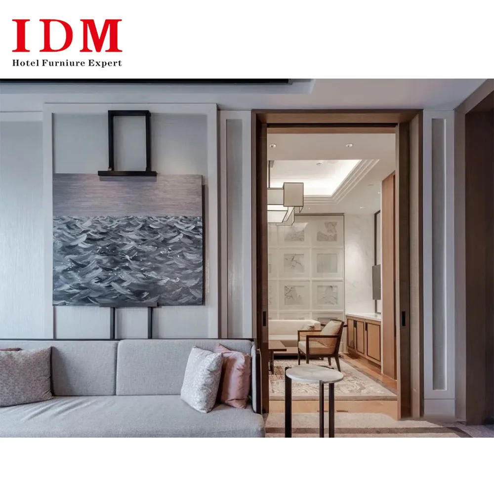 IDM-DE4 hotel room Vanity Metal Girls Make-up Dresser With Mirror Dressing Table