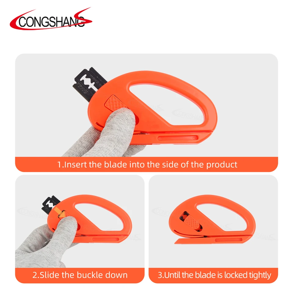 Congshang News Plastic Masking Film Knife Cutter Vinyl Application Tool Snitty Vinyl Cutter Safety cutter
