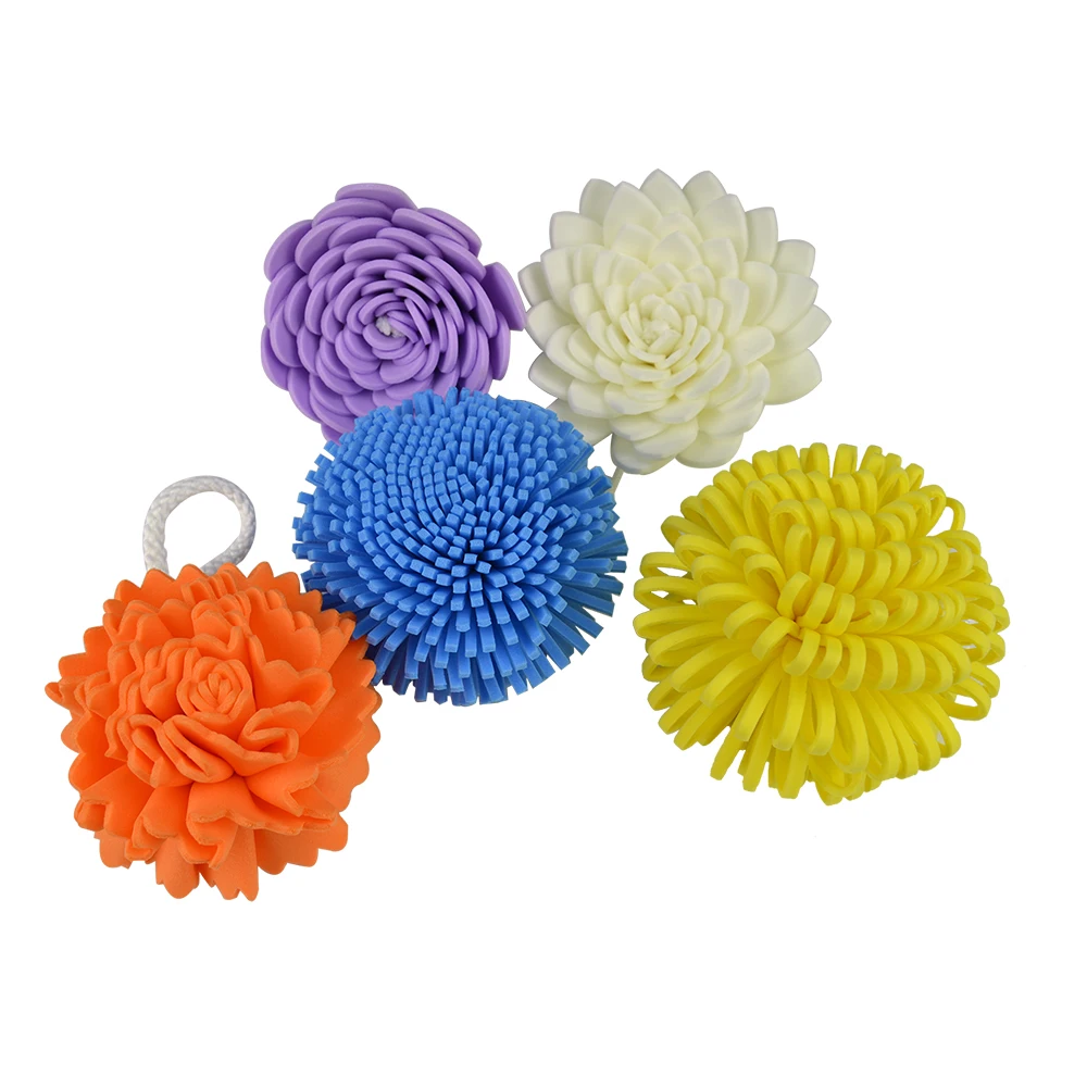 EVA Bath Loofahs Sponge Shower Pouf Body Scrubber Ball EVA body Pouf Bath Shower ball