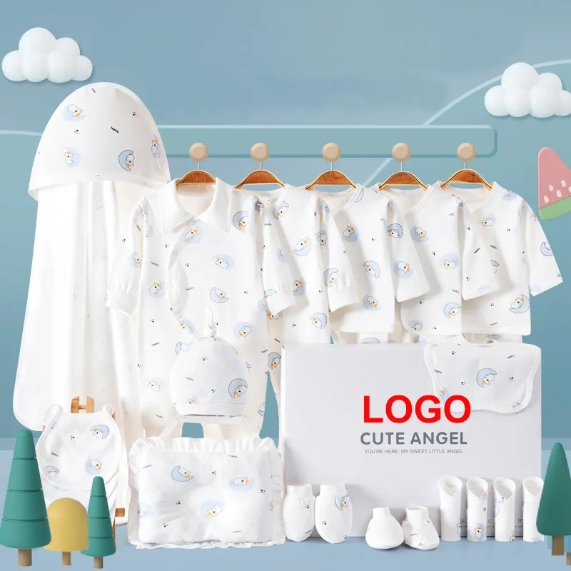22/25 Pieces Set Baby Gift Box Newborn Boy Girl Clothes Clothes new born baby gift set for boy