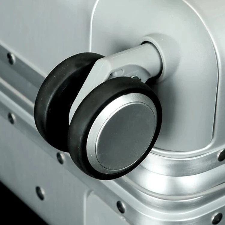 
spinner Casual Genuine Leather Carry-on Business leather luggage Suitcase Luggage 