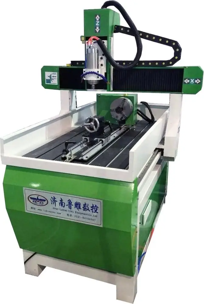woodworking CNC wood turning lathe carving machine/Mini CNC router machine 6090 price/aluminum carving CNC router