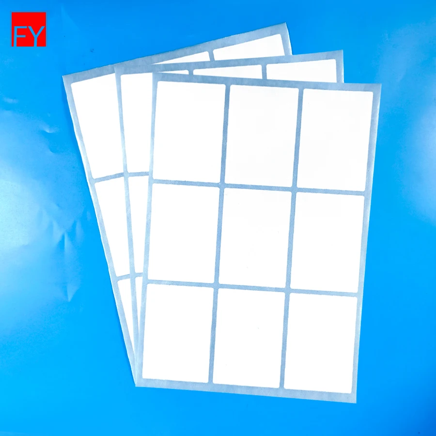 Glossy Adhesive Pp,Pe,Pet,Pvc,Synthetic Labels Custom Vinyl Roll Polypropylene Sticker