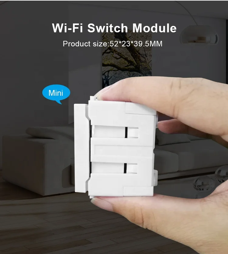 Умный мини-выключатель с Wi-Fi 1 клавиша 240