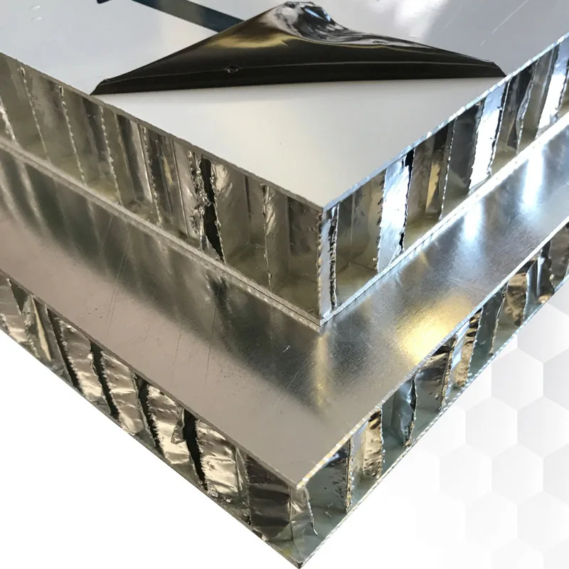 High quality custom color no coating aluminum alloy honeycomb sandwich panel