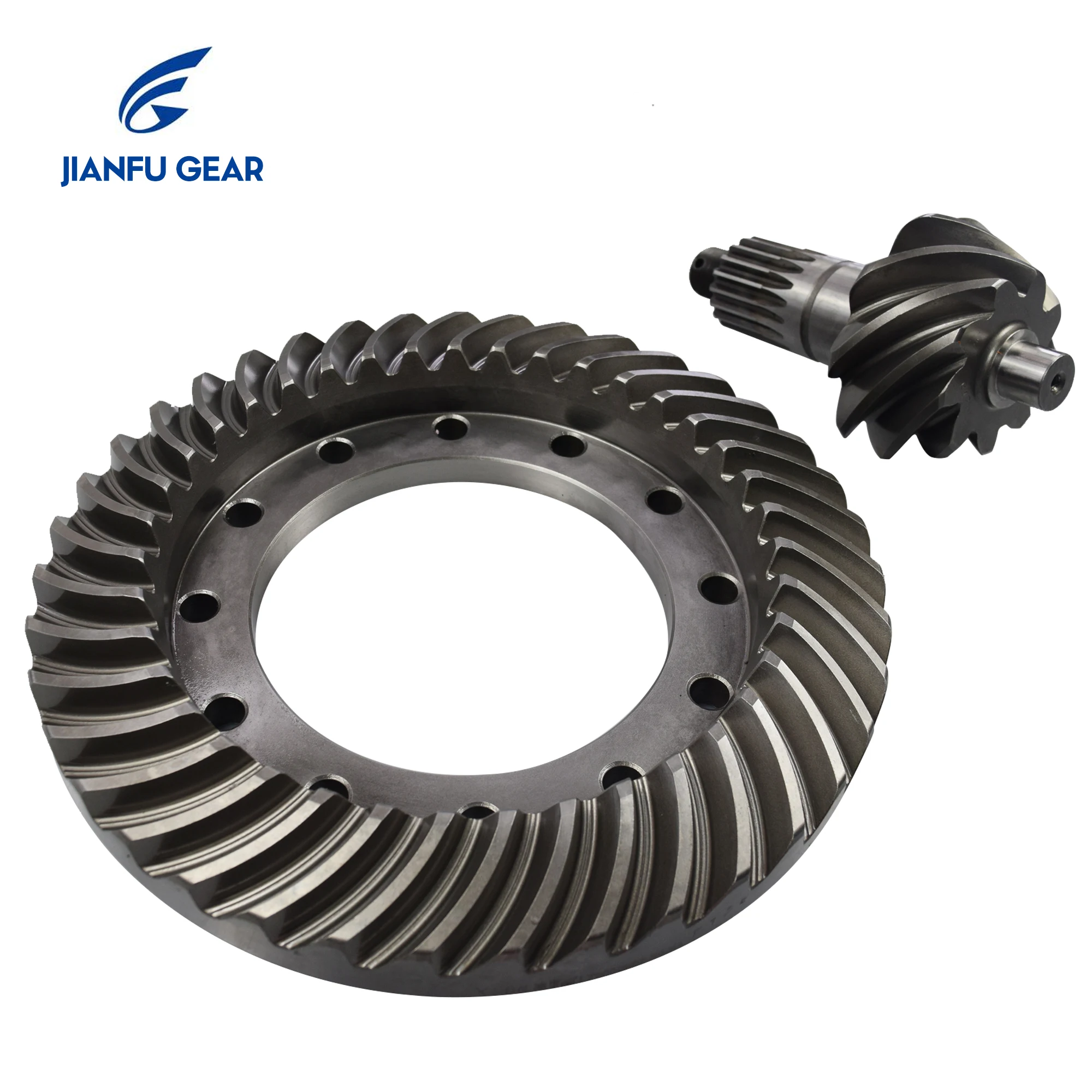 
Latest Technology Best Standard Wheel Gear JF6800 8:37 Spiral Bevel Gear Set 