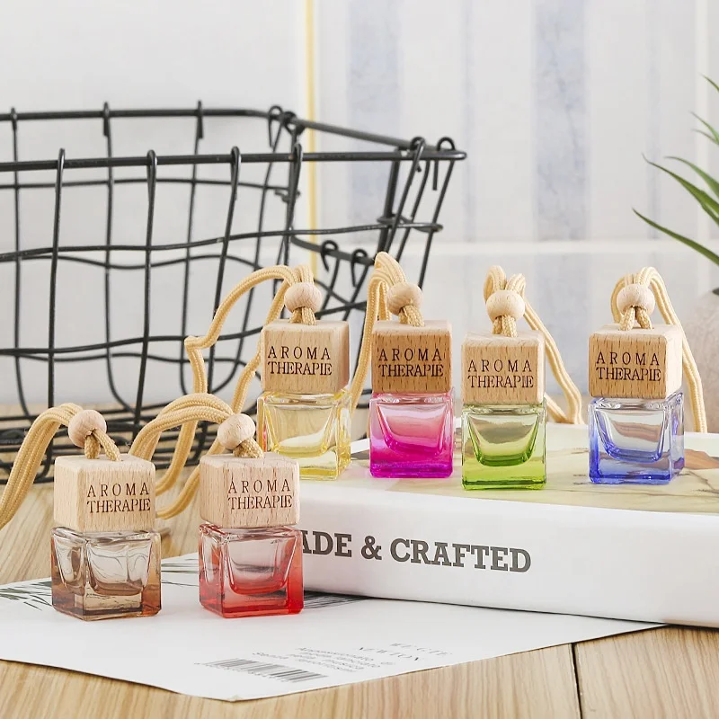 5 мл или 8 автомобильный диффузор вешалка/Автомобильная вешалка бутылка с деревянной