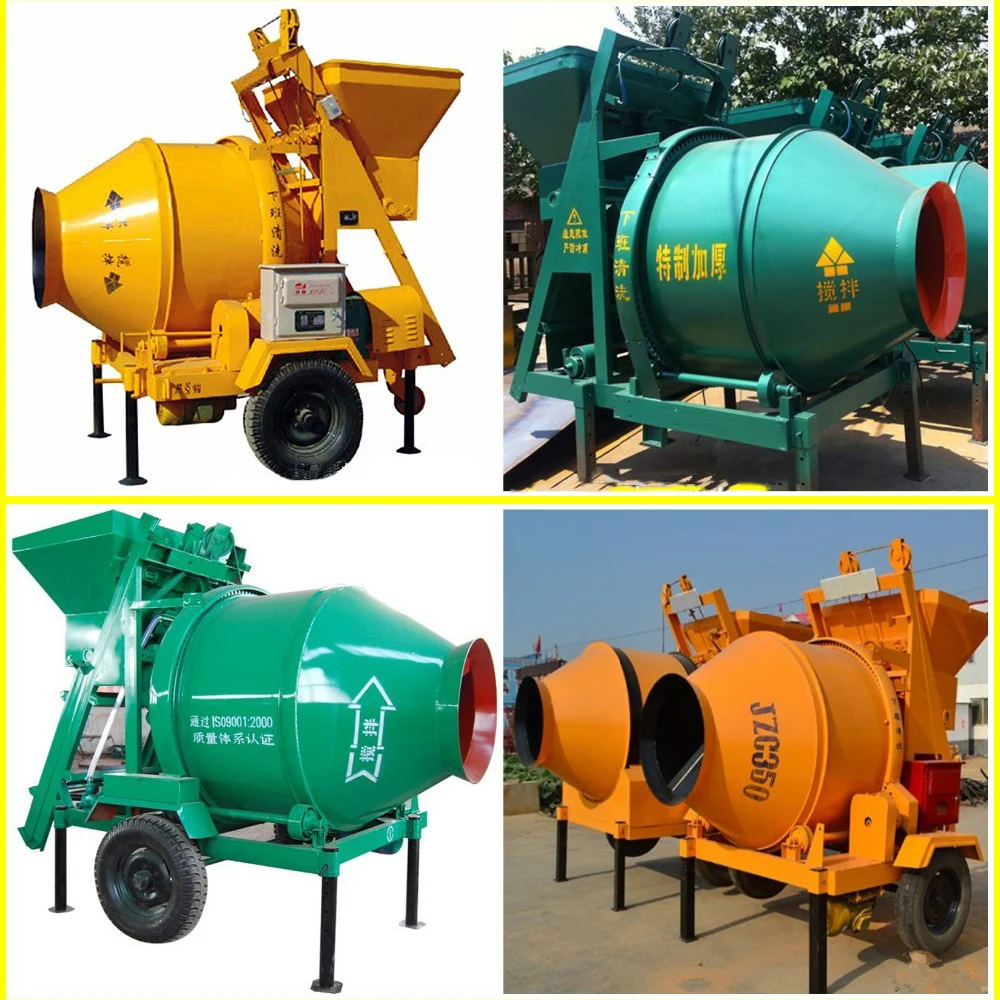 Jzc750 Electric Self Loading Automatic Concrete Mixer With Wheels For Sale Small Concrete Mixer Machine
