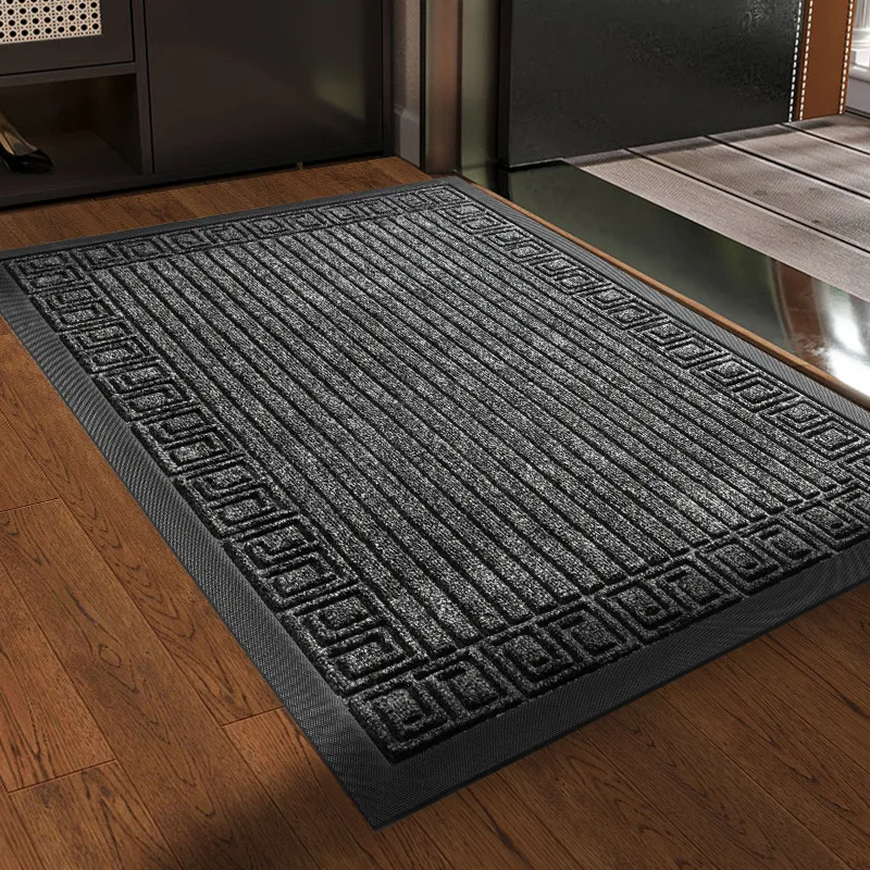 Simple and Dirt Resistant Home Entry Mat Dust Removal Wear-resistant and Anti slip Door Mat