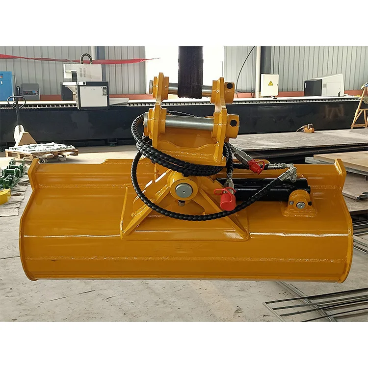 XZFE Factory Supply Excavator Hydraulic Tilting Bucket Double Blade Tilting Bucket fit for VIO35