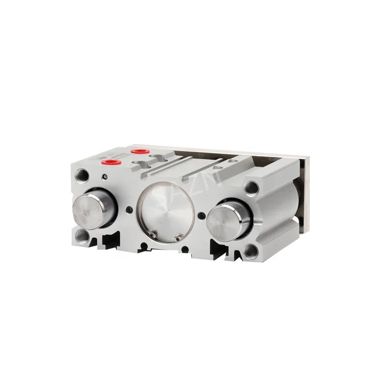 MGPM Series Slide Bearing Three-Shaft Magnetic Compact Air Pneumatic Guided Rod Cylinder