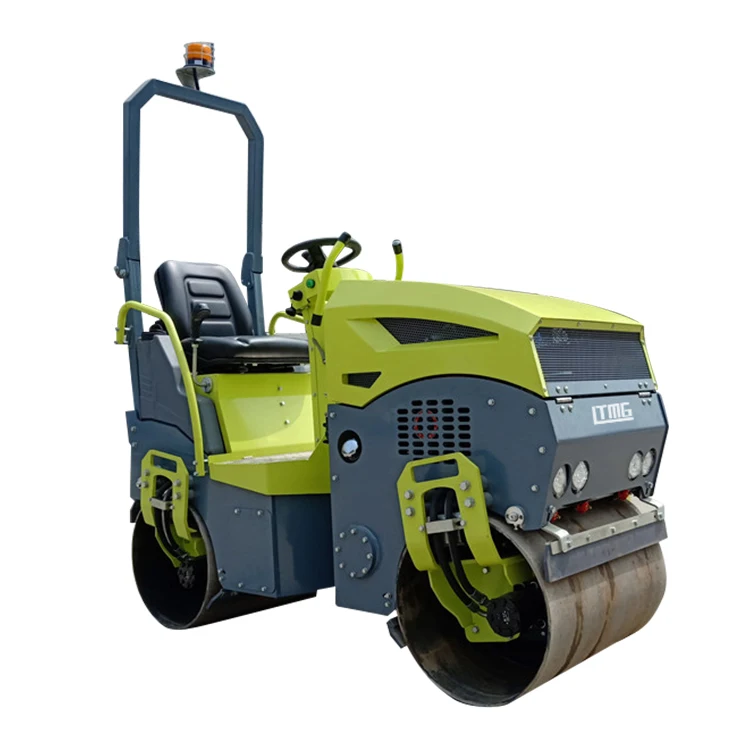 LTMG LTC1 mini road machinery 1 ton compactor roller steel vibratory road roller compactor in stock