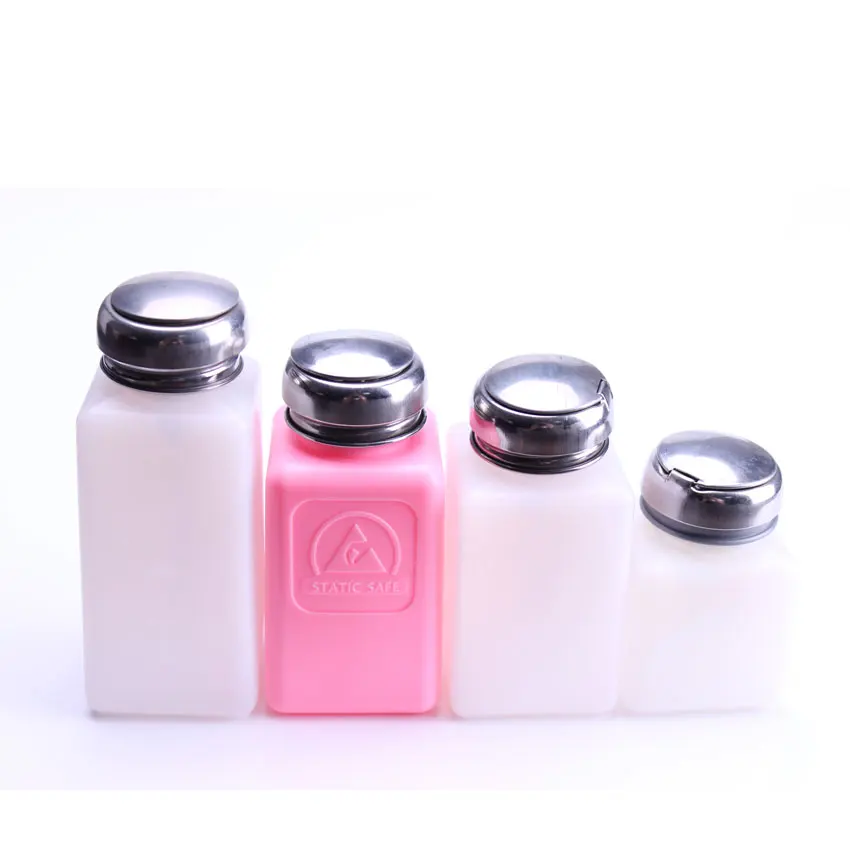 One Touch Plastic Anti Static Solvent Dispenser Bottle/Liquid Alcohol ESD IPA Dispenser For Laboratory And Cleanroom