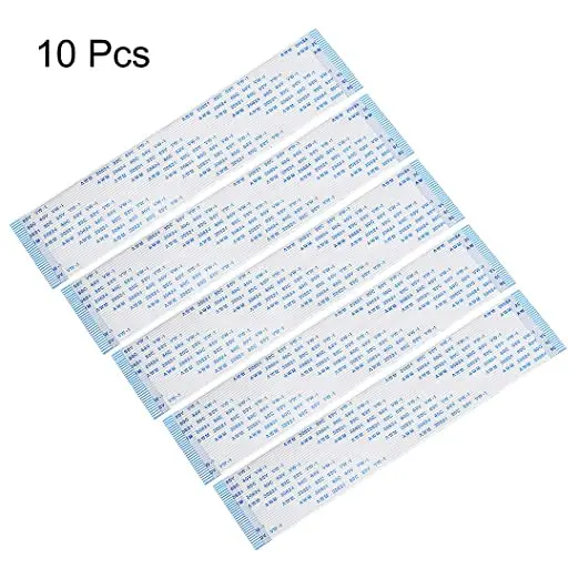 Uxcell Flexible flat cable,150 mm 1 mm spacing 32 pin FPC FFC flexible ribbon cable