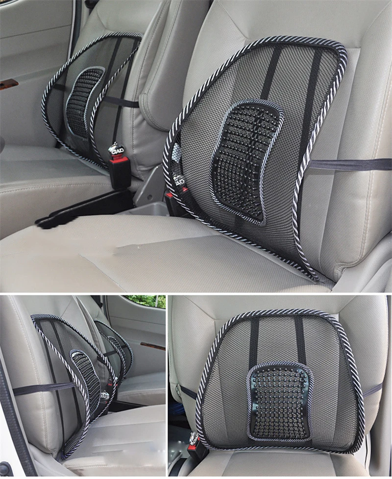 High Elastic Cool Mesh Lumbar Support Chair Seat Cushion Comfortable & Breathable with Sports & Entertainment Features for Cars