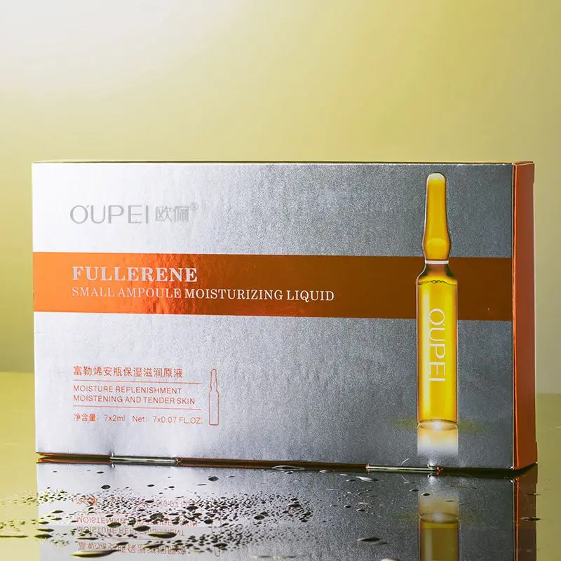 OEM Private Label skin care product custom ginseng Anti-wrinkle Anti Aging serum hexapeptide hyaluronic acid ampoule essence