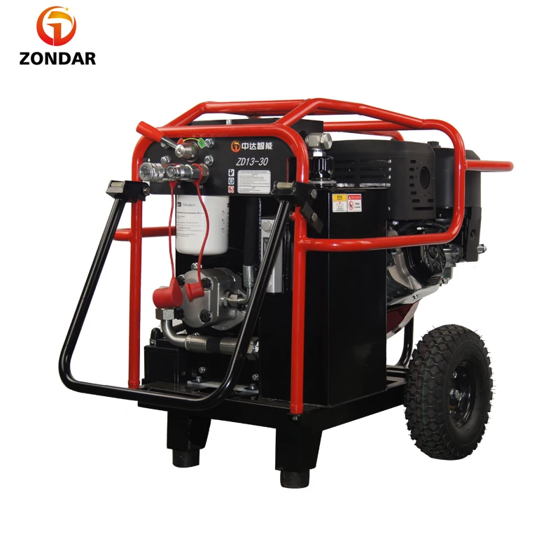 13HP/18HP/27HP/35HP gasoline diesel engine portable hydraulic power unit