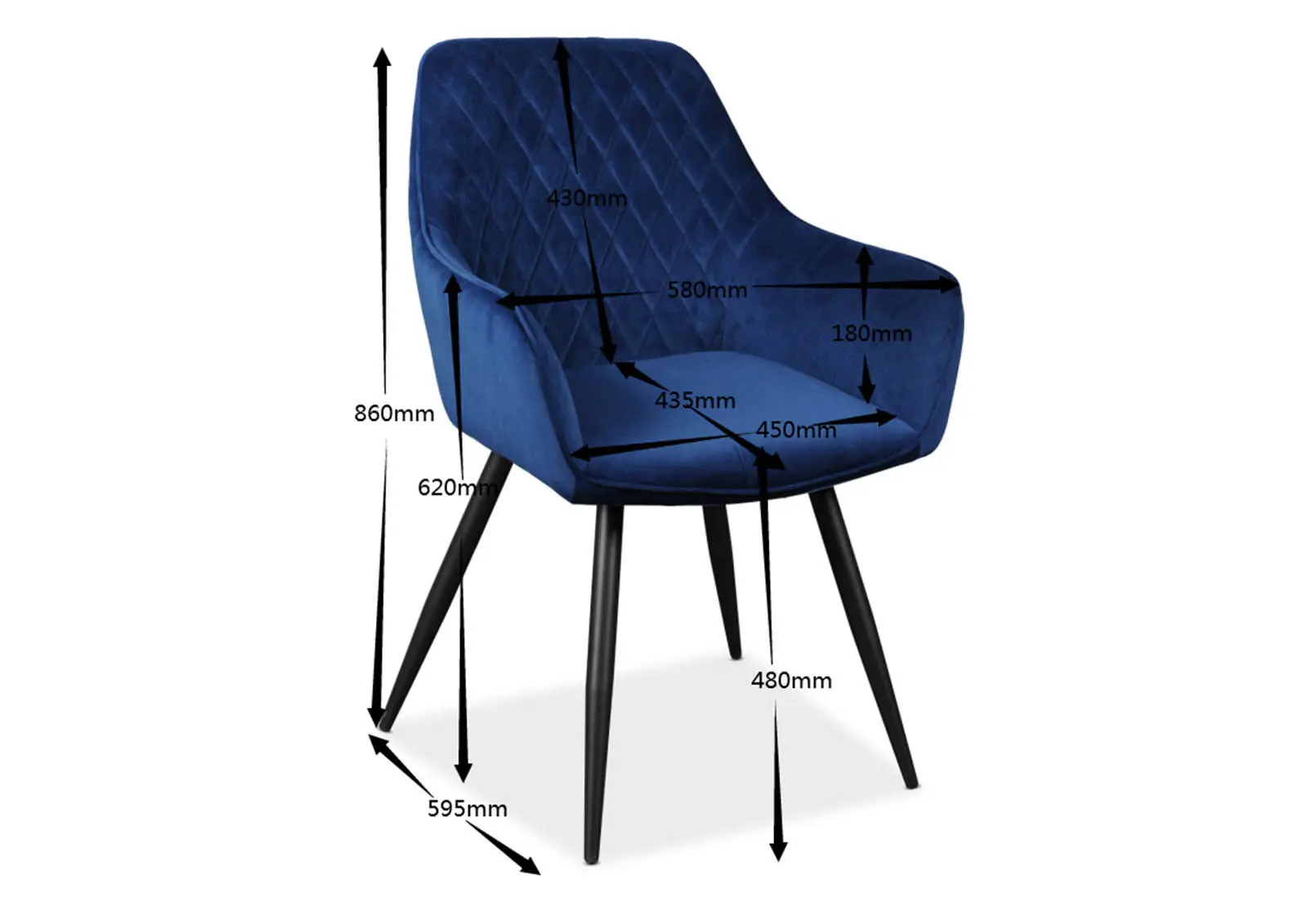 Стул для столовой, роскошный бархатный стул