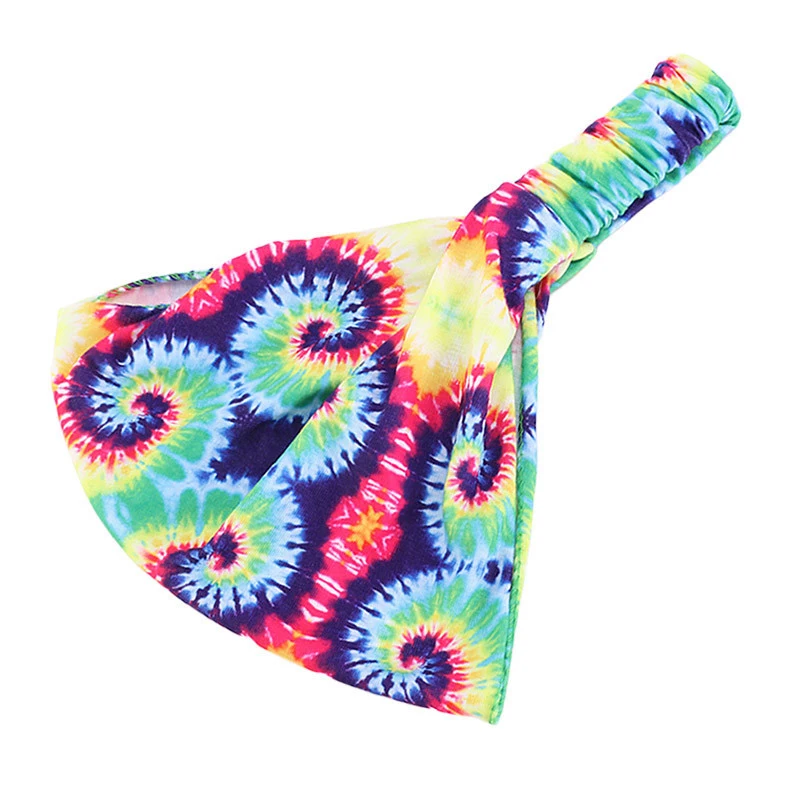 New Fashion Cotton Hair Band Wrap Hair Accessories Floral Print Sports Headband Hairbands